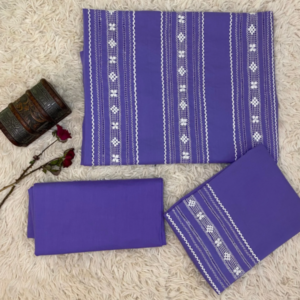 Sophisticated lilac hand embroidered tarkashi