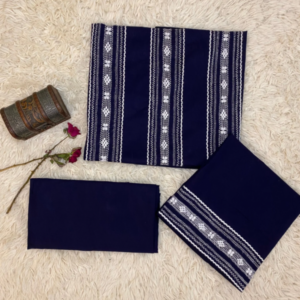 Sophisticated navy blue hand embroidered tarkashi