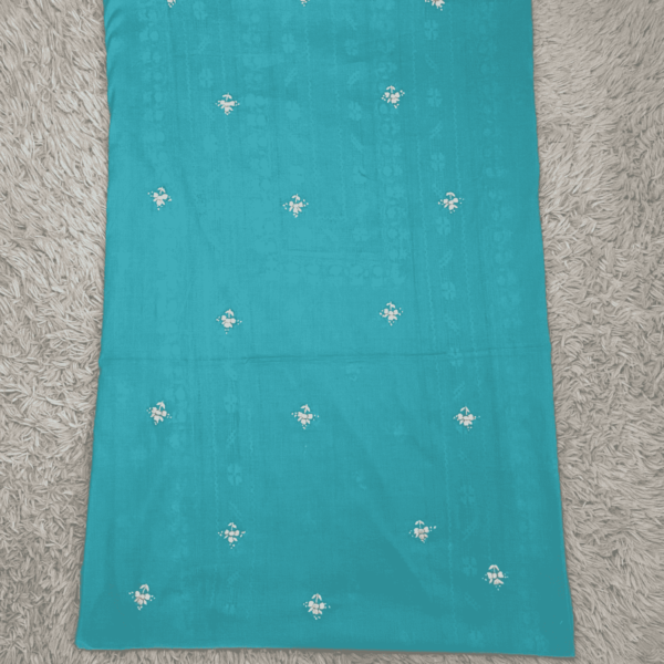 Intricately handcrafted turquoise tarkashi panel set - Image 3