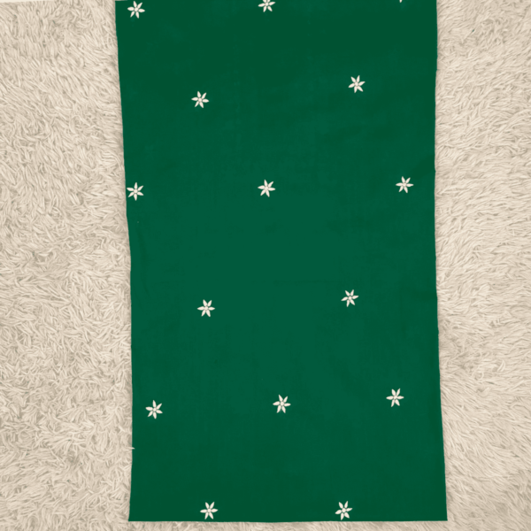 Intricately handcrafted flag green tarkashi panel set - Image 3