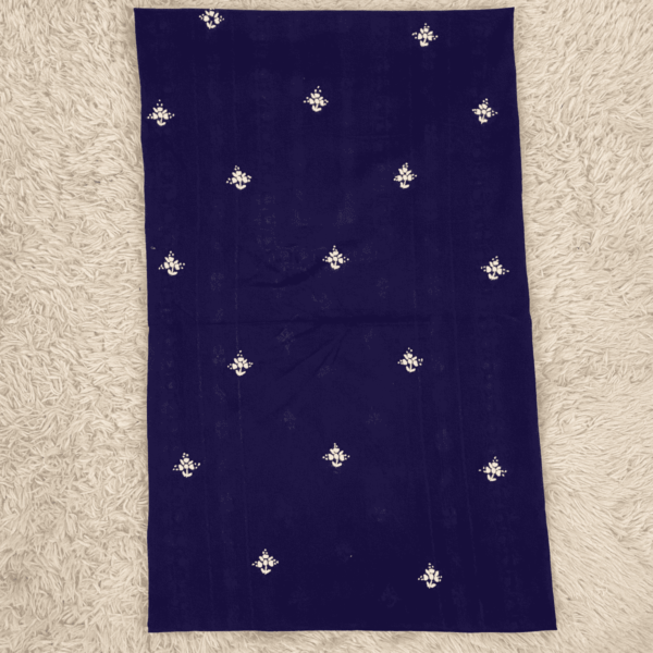 Intricately handcrafted navy blue tarkashi panel set - Image 4
