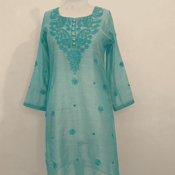 Ferozi Easy Breezy Chikankari Kurta - Image 2