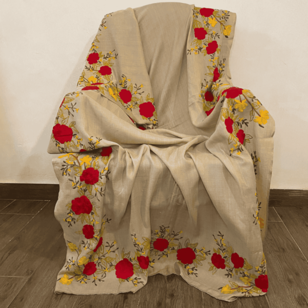 Embroidered pashmina shawl
