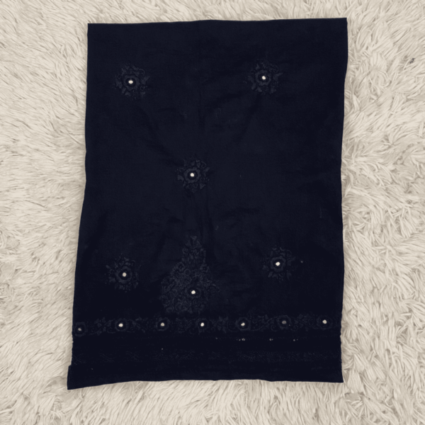 Tarkashi embroidery on black color