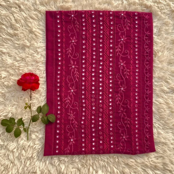 Magenta Rose handcrafted dress