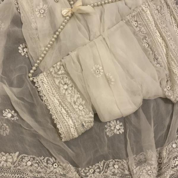 Pure Chiffon Handmade Tarkashi Dupatta