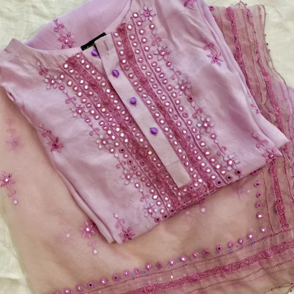 Dusky Lilac Handmade Outfit
